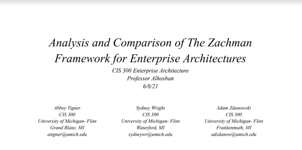 Computer Architecture Paper